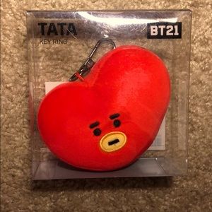 BT21 TATA Plush Keychain